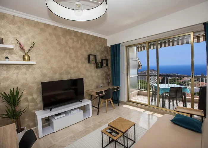 Apartamento Breathtaking Panoramic View Of ! Niza